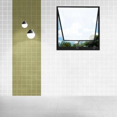 Imagem de Janela de Alumínio Vitro Maxim Ar 80 x 80 Linha Modular Preto Esquadri