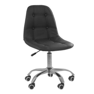Imagem de Cadeira Giratória Office Eiffel Botonê Oficial - Preto - Oficial Websh