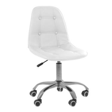 Imagem de Cadeira Giratória Office Eiffel Botonê Oficial - Branco - Oficial Webs