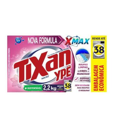 Imagem de Sabão em Pó Tixan Ypê Maciez 2,2kg Embalagem Econômica