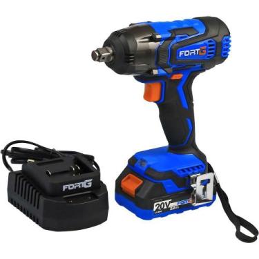 Imagem de Chave de Impacto 1/2 Pol. 20V Vel. Variável com Bateria 2Ah e Carregad