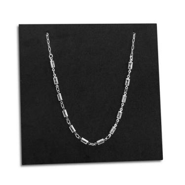 Imagem de Corrente Feminina Pedra Zircônia Cristal Prata 925 Legítima - Hakuna J
