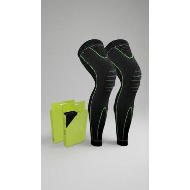 Imagem de Kit 2 Meias de Compressão 3/4 Esportiva Preta - Congratulations Store