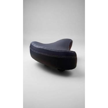 Imagem de Selim 02 Molas Preto material sintético Retro Bike - Congratulations S