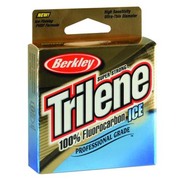 Imagem de Berkley Trilene® 100% Fluorocarbono Gelo, Transparente, Força de Quebra de 1,3 kg, Linha de Pesca de 75 jardas, Adequado para Ambientes de Água Doce