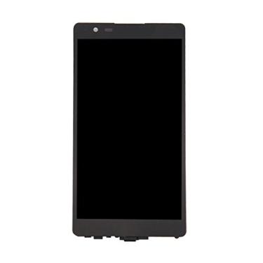 Imagem de HAIJUN Peças de substituição para celular tela LCD e digitalizador conjunto completo com moldura para LG X Power / K220 (Preto) Cabo flexível (Cor: Preto)