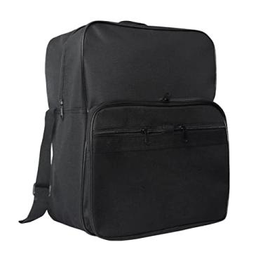Imagem de Newmind Bolsa de armazenamento para cadeira de rodas, bolsa de apoio de braço, alças ajustáveis na parte de trás com bolsa organizadora para cadeiras de rodas de telefone – preta