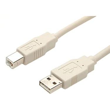 Imagem de StarTech. com Cabo USB 2.0 Bege A para B - M/M - Cabo USB - USB (M) para USB tipo B (M) - 91 cm - Moldado (USBFAB_3)