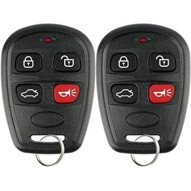 Imagem de KeylessOption Alarme de chave de carro com controle remoto de entrada sem chave para Kia Amanti 2006-2009 SY55WY8412 (pacote com 2)