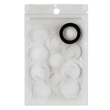 Imagem de Filtros de CO2 para recipiente de café hermético, válvulas de substituição para recipiente de café, conjunto de 10 filtros de substituição e 1 anel de borracha