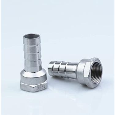 Imagem de BSP Feminino Mangueira Barb Hosetail Encaixe de Tubo???Redutor Pagode Joint Coupling Connector SS304 Inoxid¨¢vel 1/4quot;?3/8", DN10 x 12mm Barb