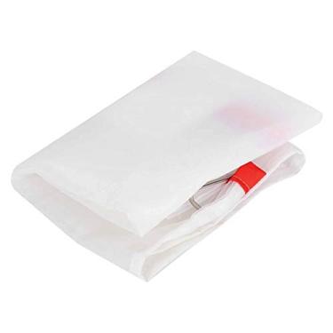 Imagem de Sacos de filtro de mel, filtro de impureza de mel de nylon, sacos de rede de filtragem de resíduos de vinho tinto com três ganchos