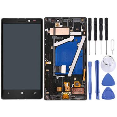 Imagem de VGOLY Reparo e peças sobressalentes tela LCD e digitalizador conjunto completo com moldura para Nokia Lumia 930 (preto)