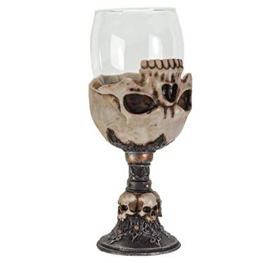 Imagem de Coleção de verão Underworld com caveira ossuária de vidro para copos de vinho, taças de vidro para cereais sacrificados, caveira, cálice de vinho, 200 ml, utensílios para bebidas, decoração de dia das bruxas
