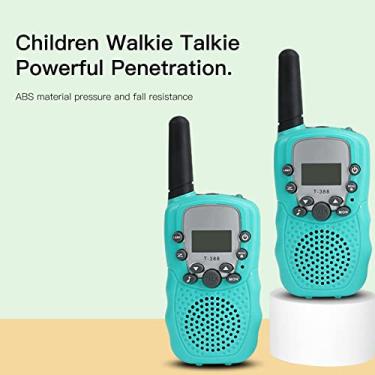 Imagem de LUGU portátil pa crianças Rádios de 2 vias 3KM Presente de aniversário inte tivo educacional de longo alcance pa meninos e meninas Indoor Outdoor Acitvities Adventure Game Camping