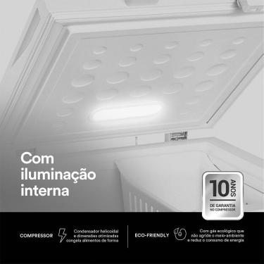 Imagem de Freezer e Conservador Horizontal EOS 110 Litros Efh120X 220V