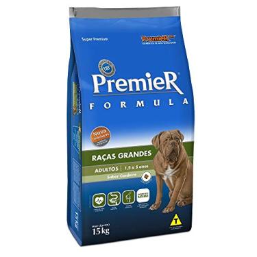 Imagem de Ração Premier Fórmula para Cães Adultos de Raças Grandes Sabor Cordeiro, 15kg Premier Pet Raça Adulto,