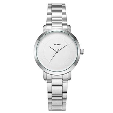 Imagem de Relógio de Pulso Feminino Sinobi Relógio Genebra de Aço Inoxidável À Prova D'agua (C2)