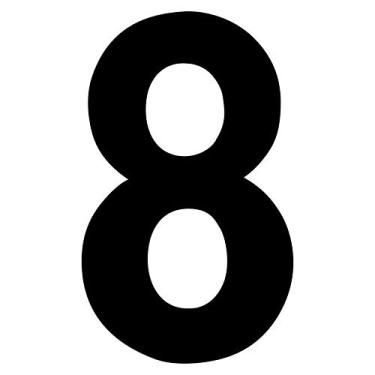 Imagem de Número de placa de casa flutuante 3D, letra 0-9, alfabeto A-Z, 12,7 cm, números modernos de endereço para porta para placa digital ao ar livre, preto, aço inoxidável, parafuso montado, antiferrugem