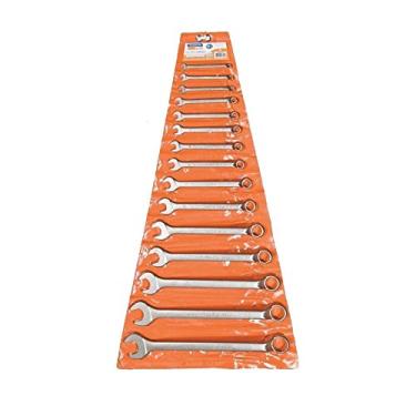 Imagem de Jogo de chave combinada Cromo Vanadium 06-32mm 15 peças Tramontina Pro