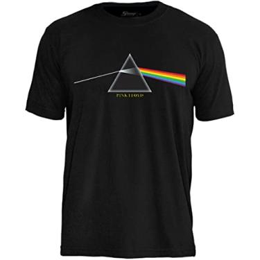 Imagem de Camiseta Pink Floyd Dark Side Prism - Stamp Licenciada Ts756 Tamanho:P;Cor:Preta