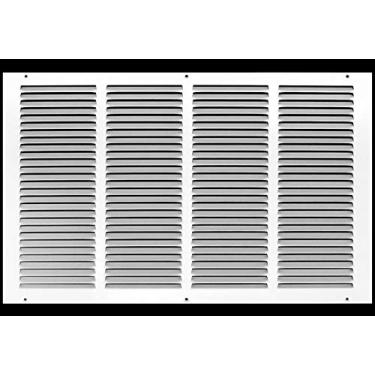 Imagem de Grade de ar para retorno – parede lateral e teto – difusor de duto de ventilação HVAC, 22 x 12, White