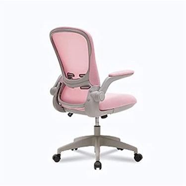 Imagem de Cadeira de escritório cadeira de computador cadeira de estudante cadeira de estudo escrivaninha cadeira giratória encosto cadeiras de mesa para casa, cinza (rosa) lofty ambition