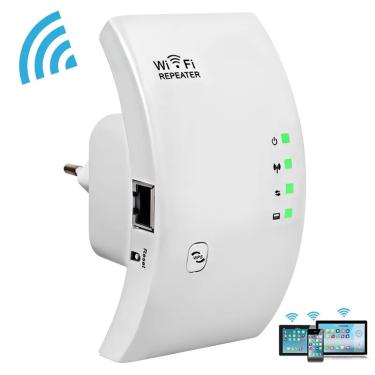Imagem de Wireless WiFi Repeater Access Point  Long Signal Range Extender  Wi-Fi Booster  300Mbps  802.11N  B