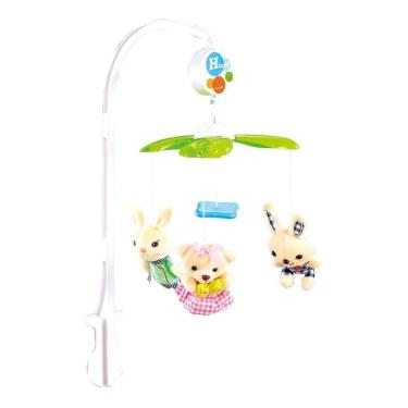 Imagem de Móbile Musical Eletrônico Giratório Ursinhos Baby Style Bebê