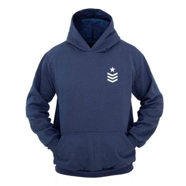 Imagem de Moletom Masculino Canguru Ragor Estampa Patente Militar