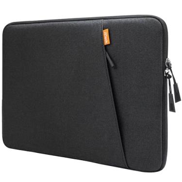 Imagem de JETech Capa para Laptop para Notebook 15 Polegadas, Compatível com MacBook Air 15 Polegadas M4/M3/M2, MacBook Pro 16 Polegadas M4/M3/M2/M1, Capa com Bolsa para Acessórios (Preto)