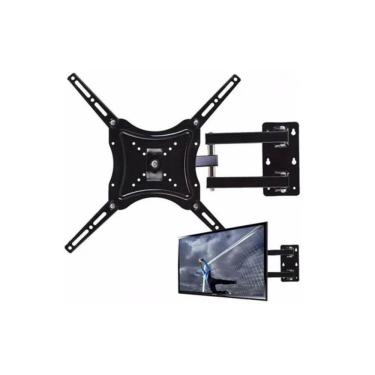 Imagem de Suporte de TV, braço de aço de 14-55 polegadas e 50 kg com rotação de 180°
