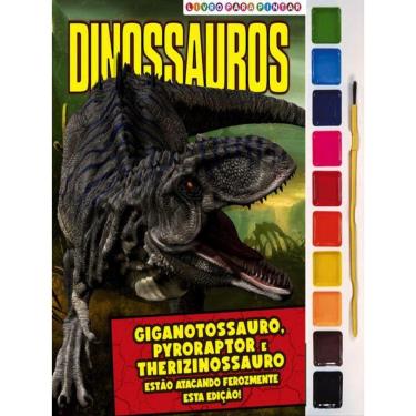 Imagem de Dinossauros Livro Para Pintar Com Aquarela