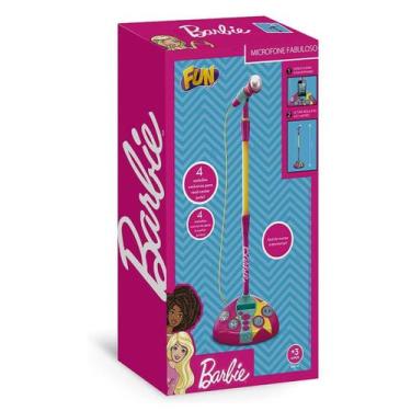 Imagem de Microfone Karaoke Fabuloso Barbie Fun F0004-4