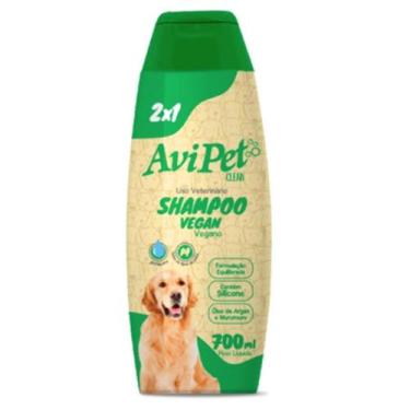 Imagem de Shampoo Para Cachorros Pet Vegano Oleo De Argan Ph Neutro Avipet 700ml