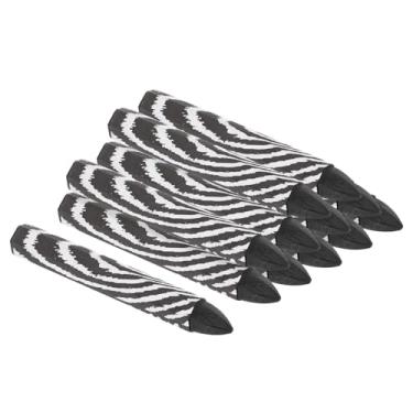 Imagem de PATIKIL Giz de cera para marcação, pacote com 12, 10 x 1,4 cm, lápis de cera hexagonal, para madeira, vidro, cerâmica, caixas, pano, pedra, preto