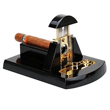 Imagem de PENNY73 Cortador de charutos de guilhotina de mesa para corte de aço inoxidável, acessórios para charutos para fumar, tesoura, utensílios criativos para homens