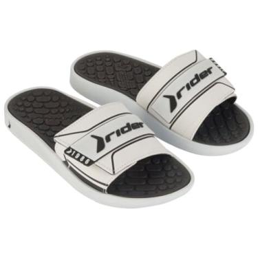 Imagem de Chinelo Masculino Rider Infinity Fuse Slide II Com Ajuste Cor:Branco Branco Preto;Tamanho:42