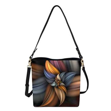 Imagem de GOSTONG Bolsa feminina mensageiro, bolsa transversal, alça ajustável, Estampa de cavalo, apanhador de sonhos nativos, One Size