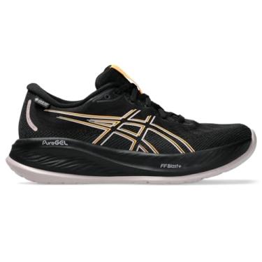 Imagem de ASICS Tênis de corrida feminino Gel-Cumulus 26 GTX, Preto/laranja estádio, 42