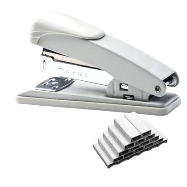 Imagem de Grampeador, grampeador de mesa com capacidade de 1000 grampeadores, 25 folhas, especializado para livreto preto e cinza