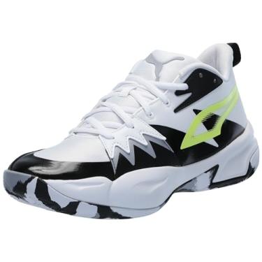 Imagem de PUMA Tênis de basquete masculino Genetics, preto para todos os tempos, vermelho, 48, Limão branco elétrico, 46