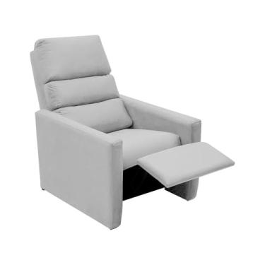 Imagem de Poltrona do Papai Reclinável Ravena Material Sintético Branco Star Confort