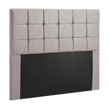 Imagem de Cabeceira Queen Julia 160cm em Madeira Reflorestada Veludo Star Confort