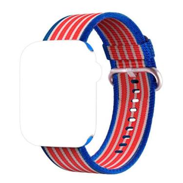 Imagem de Pulseira Nylon Amarela Compatível com Apple Watch 38mm 40mm - Baú do V