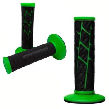 Imagem de Manopla Para Moto Esportiva - Modelo Off Road (Verde) - Loja Duas Roda