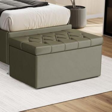 Imagem de Calçadeira Sagitarius 90 Solteiro N-029 Veludo Capuccino Aradecor, Cap