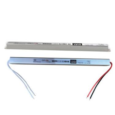Imagem de Kit 3 Fonte Driver Slim 12v 48w 4a Fita Led Perfil Led Bivolt - Avant