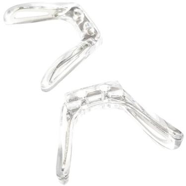 Imagem de 10 Ponte Plaqueta Peça Reposição Nariz Anatômica Silicone óculos grau 