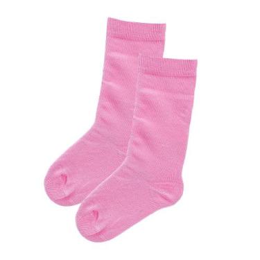 Imagem de Meia Infantil Feminina Lupo Baby 3/4 Rosa - 02055
